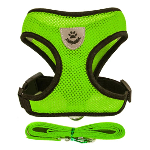 Cat Harness Vest & Walking Lead Leash for Puppies and Dogs