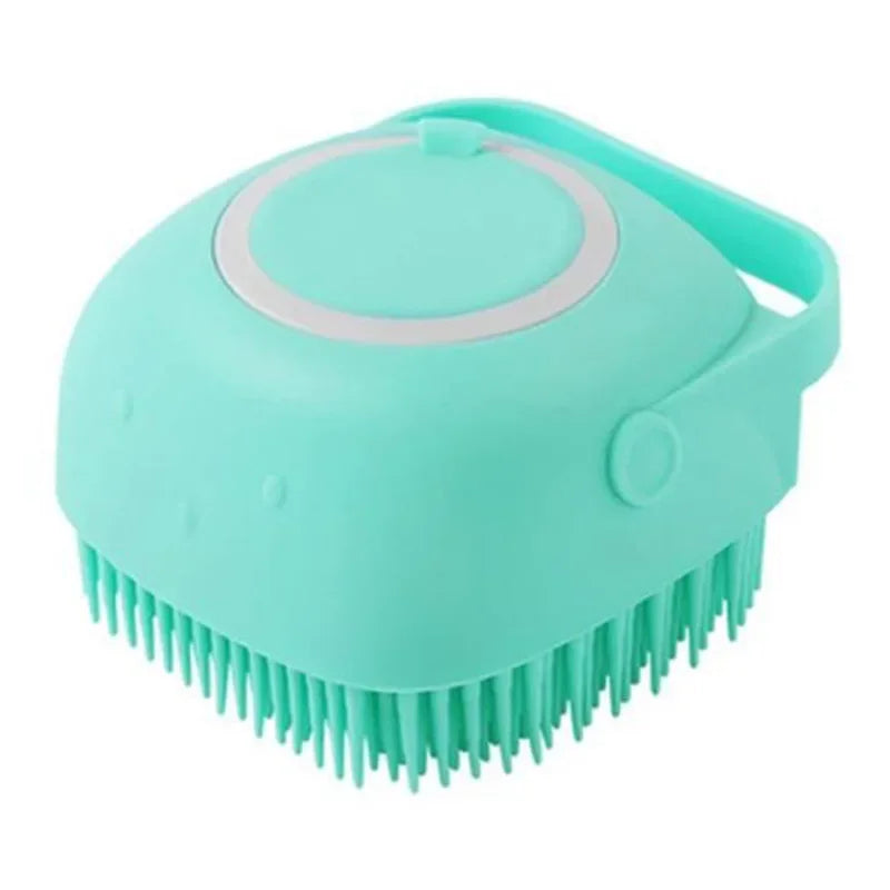 Bathroom Pet Bath Massage Gloves – Soft Silicone Brush