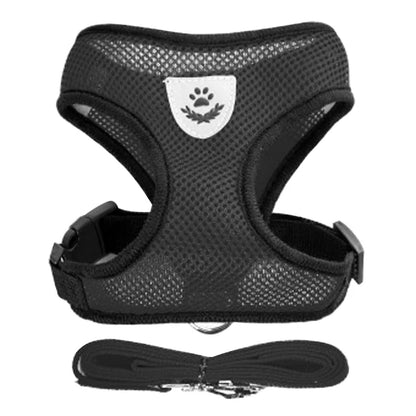 Cat Harness Vest & Walking Lead Leash for Puppies and Dogs