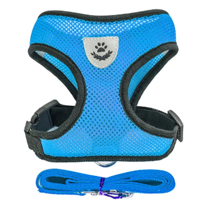 Cat Harness Vest & Walking Lead Leash for Puppies and Dogs