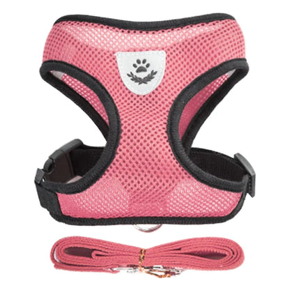 Cat Harness Vest & Walking Lead Leash for Puppies and Dogs