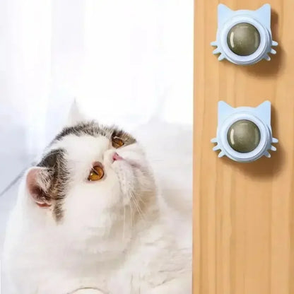 Catnip Balls - Funny Lickable Cat Snack &  Chewing Toy