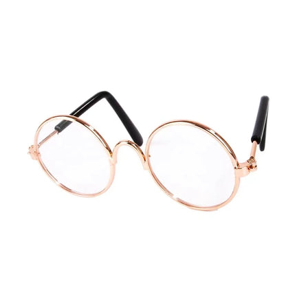 Vintage Round Cat Sunglasses for Pets