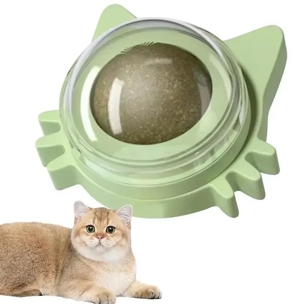 Catnip Balls - Funny Lickable Cat Snack &  Chewing Toy
