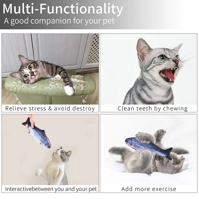 Pet Electric Cat Toy Fish