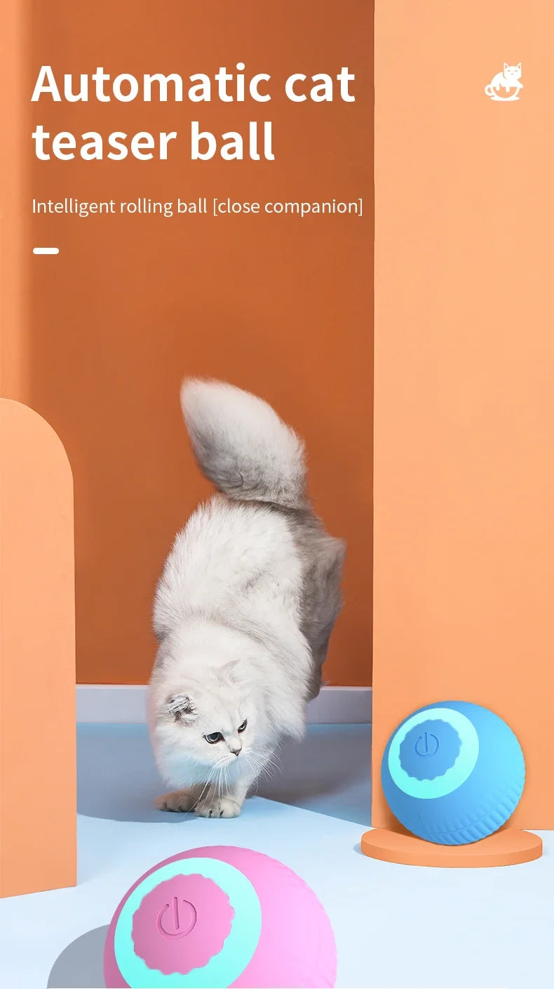 Smart Cat Toy Automatic Rolling Ball