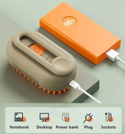 USB Rechargeable Cat &amp; Dog Grooming Comb