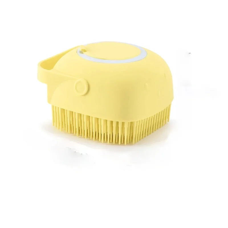 Bathroom Pet Bath Massage Gloves – Soft Silicone Brush