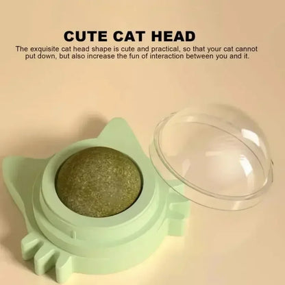 Catnip Balls - Funny Lickable Cat Snack &  Chewing Toy