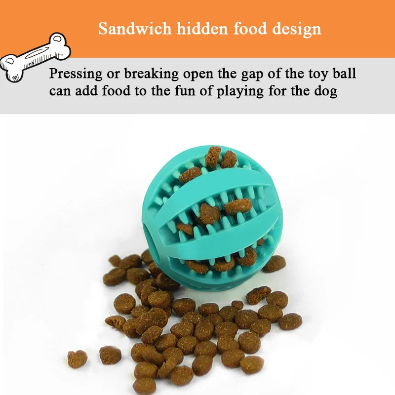 Pet Dog Toy Interactive Rubber Balls