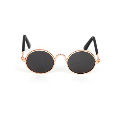 Vintage Round Cat Sunglasses for Pets