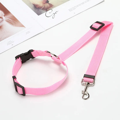 Pet Safety Adjustable Car Seat Belt Leash