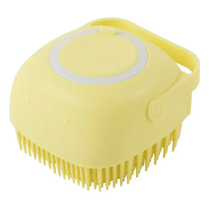 Bathroom Pet Bath Massage Gloves – Soft Silicone Brush