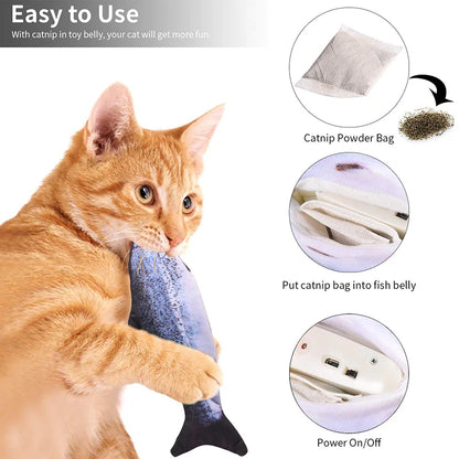 Pet Electric Cat Toy Fish