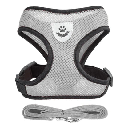 Cat Harness Vest & Walking Lead Leash for Puppies and Dogs