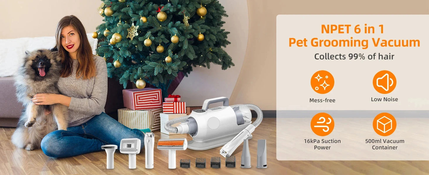 Professional Pet Grooming Vacuum Kit