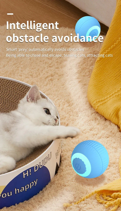 Smart Cat Toy Automatic Rolling Ball