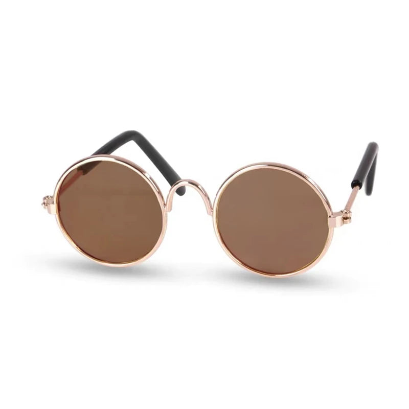 Vintage Round Cat Sunglasses for Pets