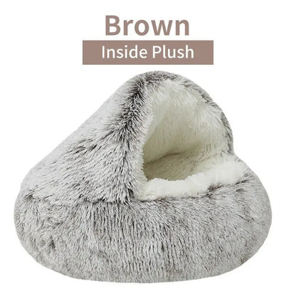 Soft Plush Pet Bed with Cover