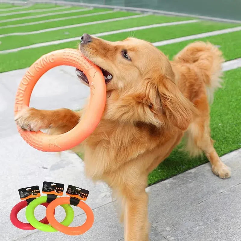 EVA Interactive Flying Disk Dog Toy