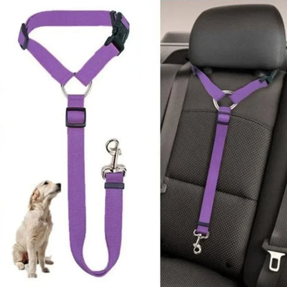 Pet Safety Adjustable Car Seat Belt Leash