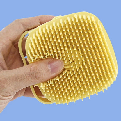 Bathroom Pet Bath Massage Gloves – Soft Silicone Brush