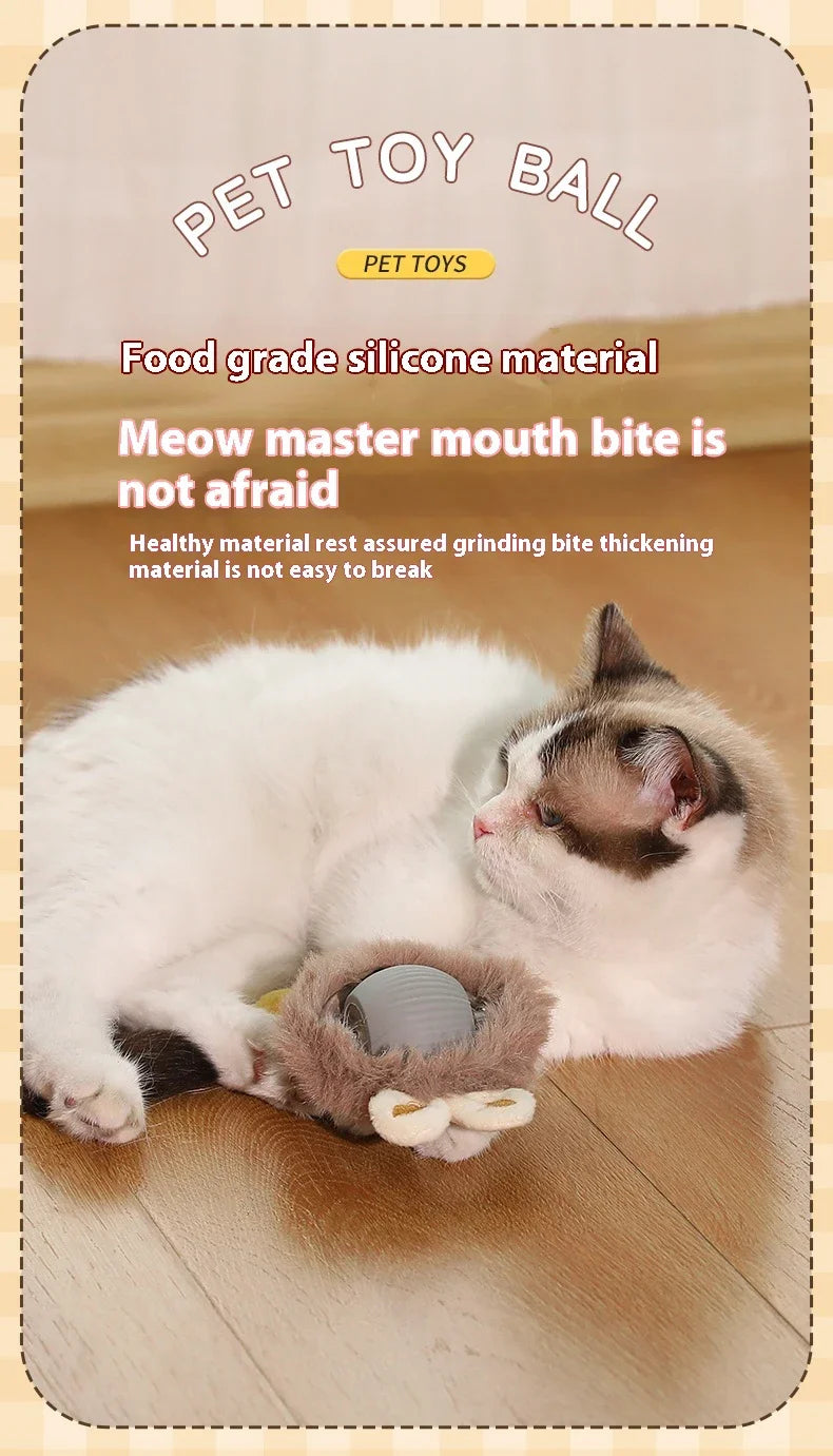 Smart Cat Toy Automatic Rolling Ball