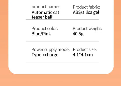 Smart Cat Toy Automatic Rolling Ball