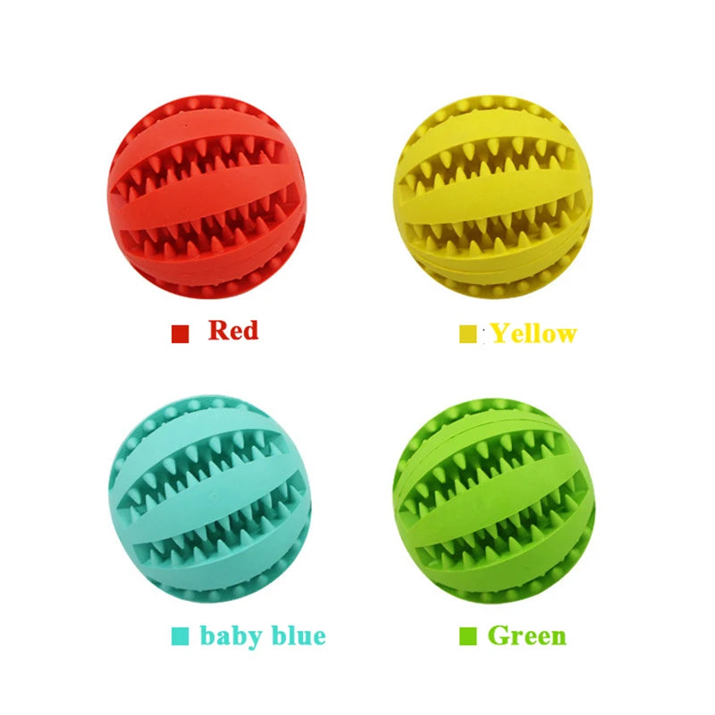 Pet Dog Toy Interactive Rubber Balls