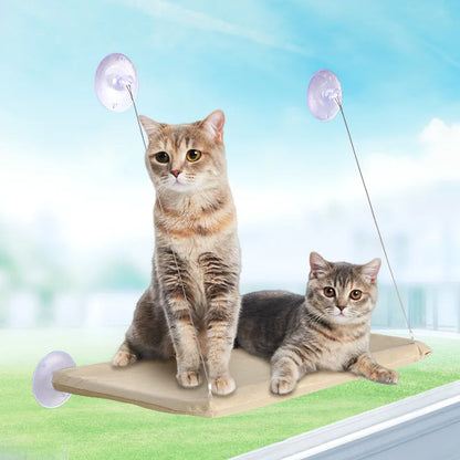 Hanging Cat Bed - Aerial Cat Hammock for Window Seat