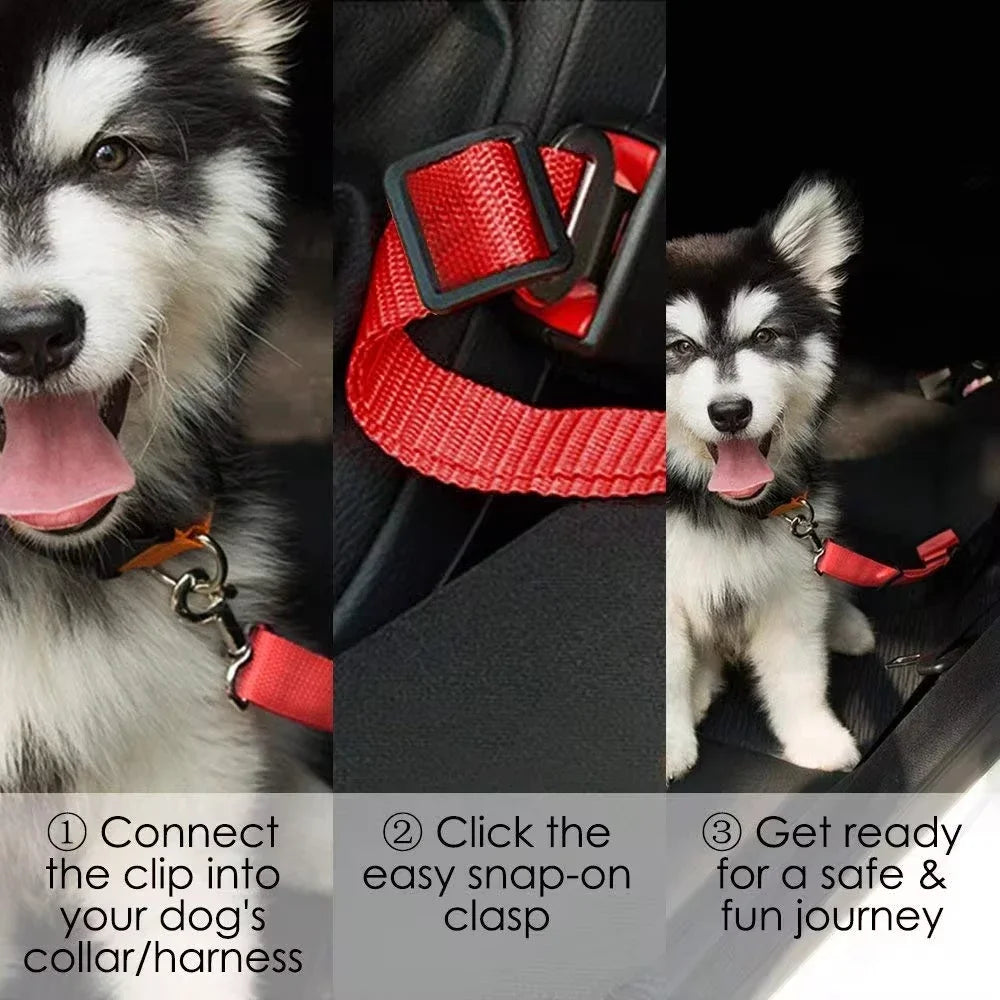 Dog Car Seat Belt Safety Protector Travel Pet Accessories