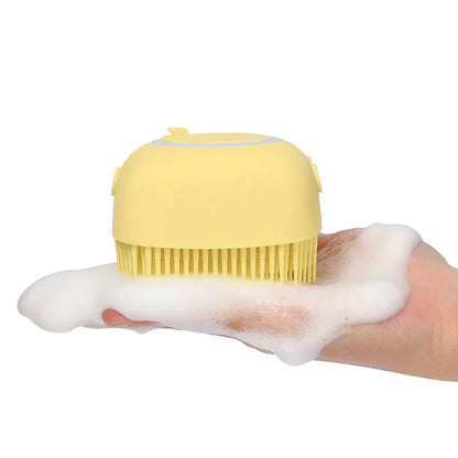 Bathroom Pet Bath Massage Gloves – Soft Silicone Brush
