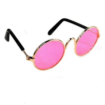 Vintage Round Cat Sunglasses for Pets